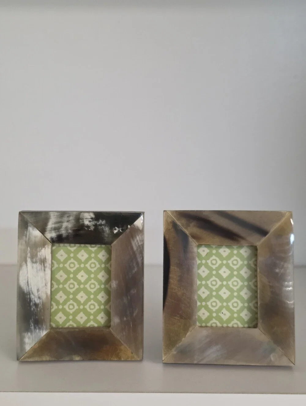 Anthropologie Water Buffalo Horn Mini Frames